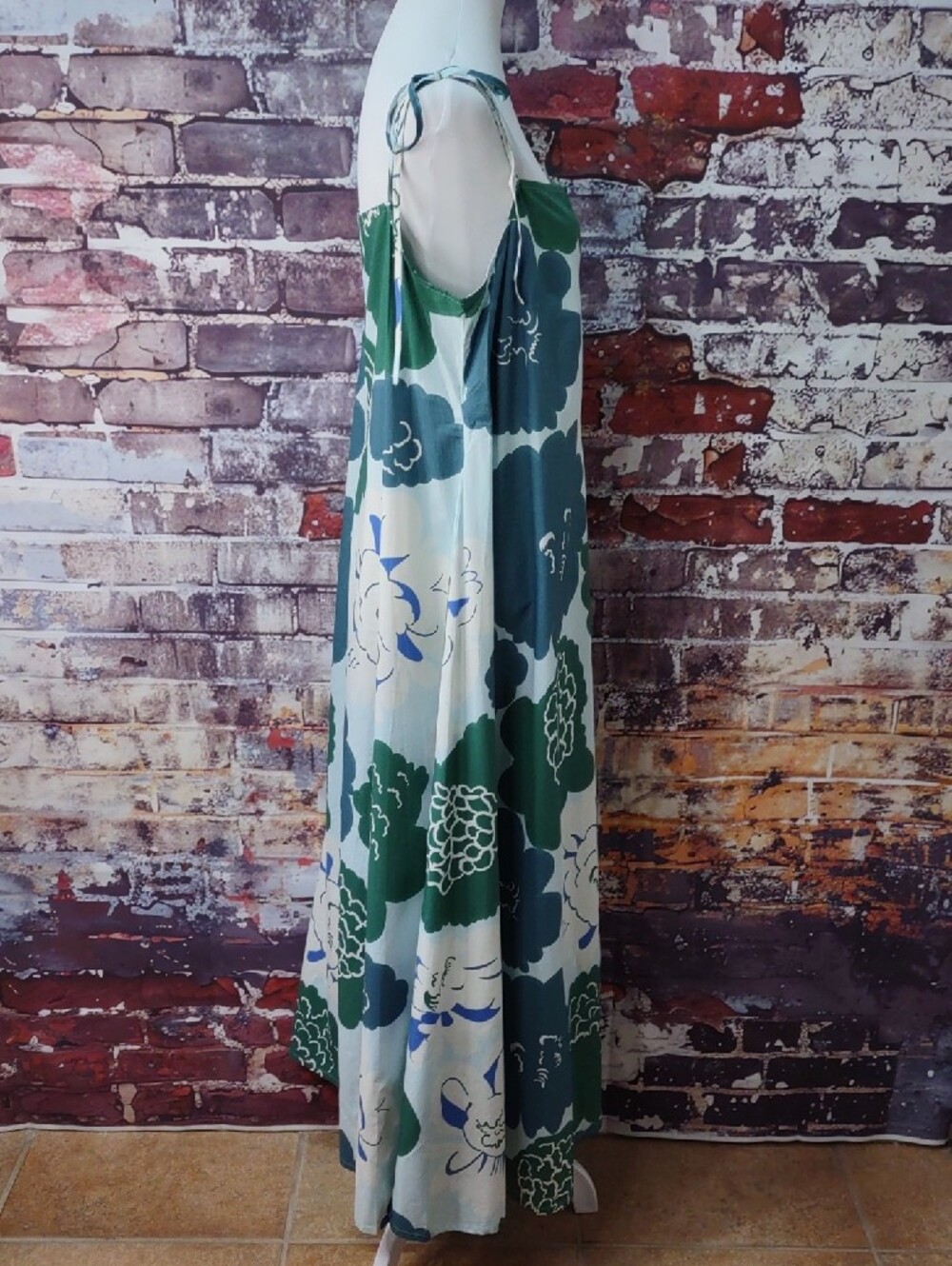 Marimekko Floral Print Tie Shoulder Sundress - Picture 4 of 7